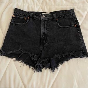 Abercrombie & Fitch Curve Love The Cutoff Short High Rise